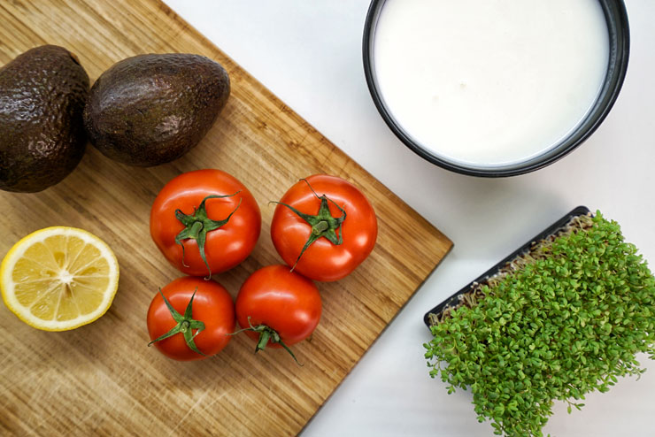 Kefir Avocado Suppe Zutaten