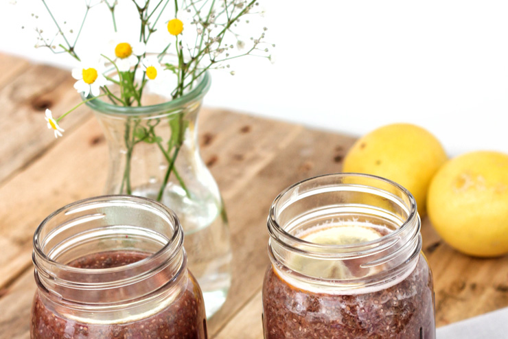  Chia seed kombucha drink with acai und maca root- the power drink of the old incas - the final