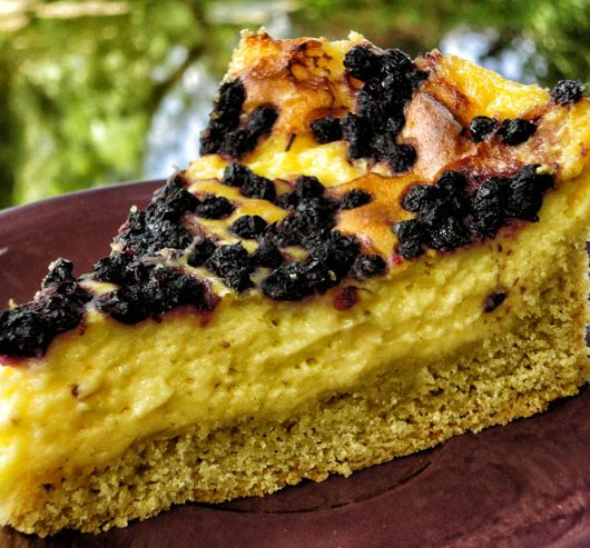 Milchkefir Bluabertorte - ein süßes Kefir Rezept mit saftigen Blaubeeren - Blaubeerkuchen Rezept