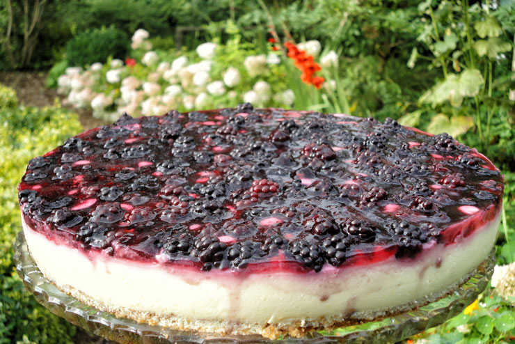 Milk kefir blackberry cake - a creamy and fruity cake dream - main picture