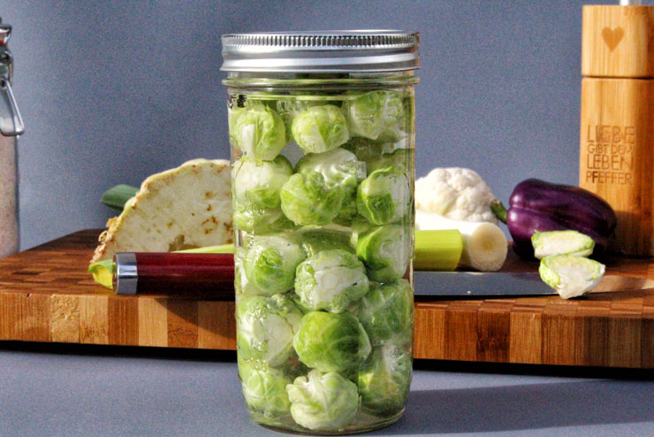 Fermentierter Rosenkohl – einfache Anleitung zum selber fermentieren- fermentierter Rosenkohl